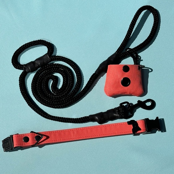 Coral, Waterproof canvas, waste bag holder - Picture 2 of 2